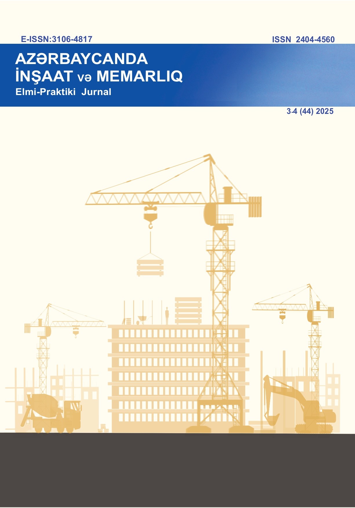Azərbaycanda İnşaat və Memarlıq (2026) № 3-4