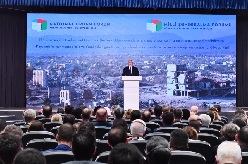 5-6.10.2022 Azərbaycan Milli Şəhər Forumu. Ağdam-Bakı. 